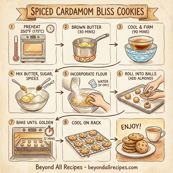 Spiced Cardamom Bliss Cookies instructions