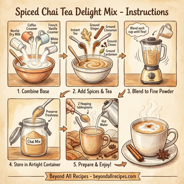 Spiced Chai Tea Delight Mix instructions