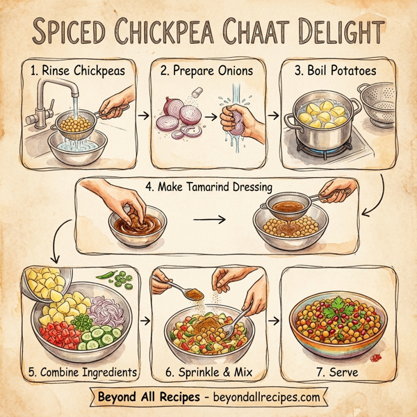 Spiced Chickpea Chaat Delight instructions