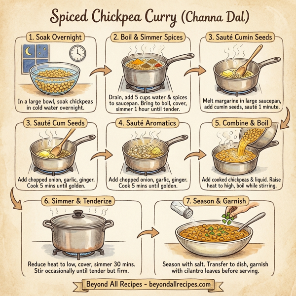 Spiced Chickpea Curry (Channa Dal) instructions
