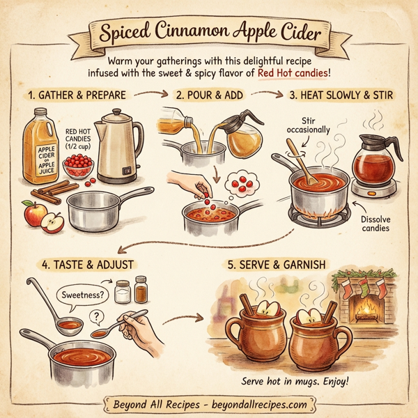 Spiced Cinnamon Apple Cider instructions