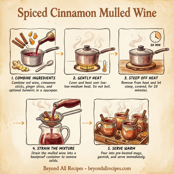 Spiced Cinnamon Mulled Wine instructions