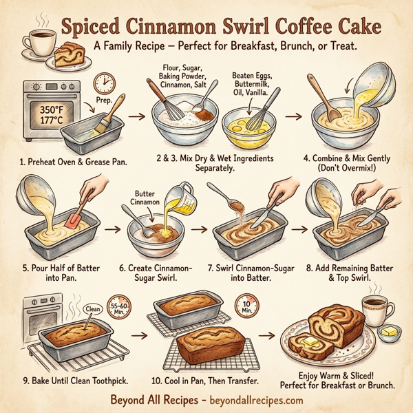 Spiced Cinnamon Swirl Coffee Cake instructions