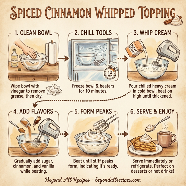 Spiced Cinnamon Whipped Topping instructions