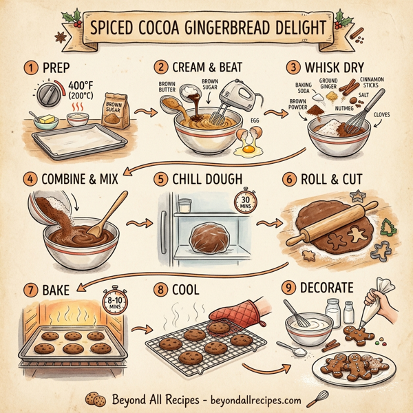Spiced Cocoa Gingerbread Delight instructions