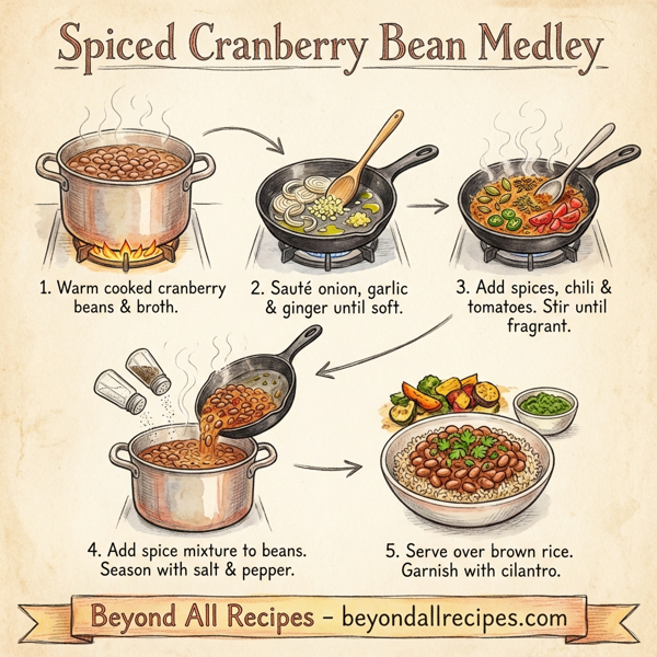 Spiced Cranberry Bean Medley instructions