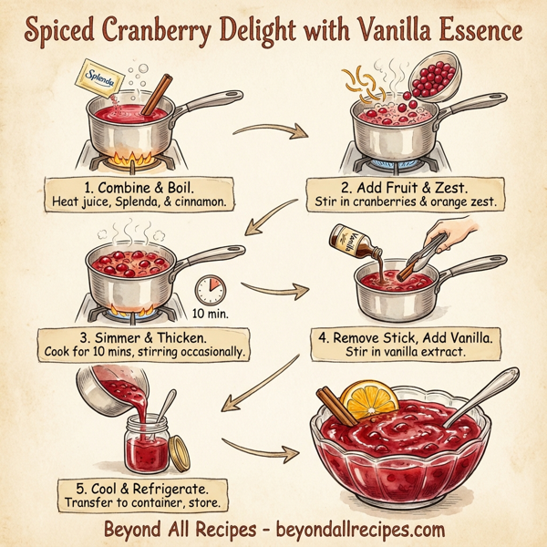 Spiced Cranberry Delight with Vanilla Essence instructions