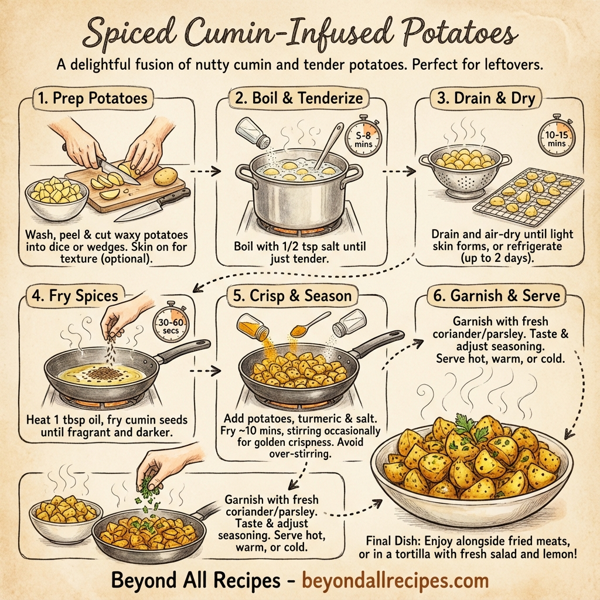 Spiced Cumin-Infused Potatoes instructions