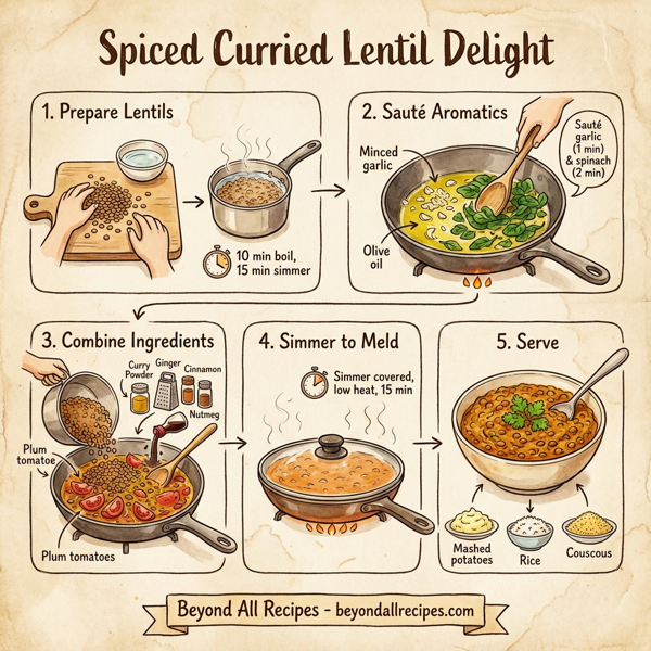 Spiced Curried Lentil Delight instructions