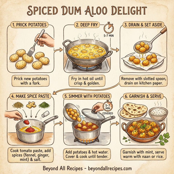 Spiced Dum Aloo Delight instructions
