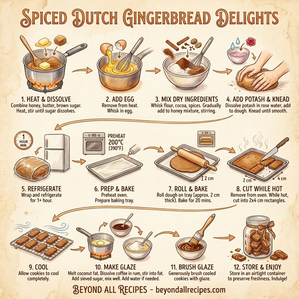 Spiced Dutch Gingerbread Delights instructions