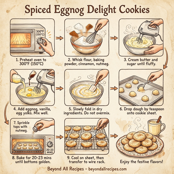 Spiced Eggnog Delight Cookies instructions