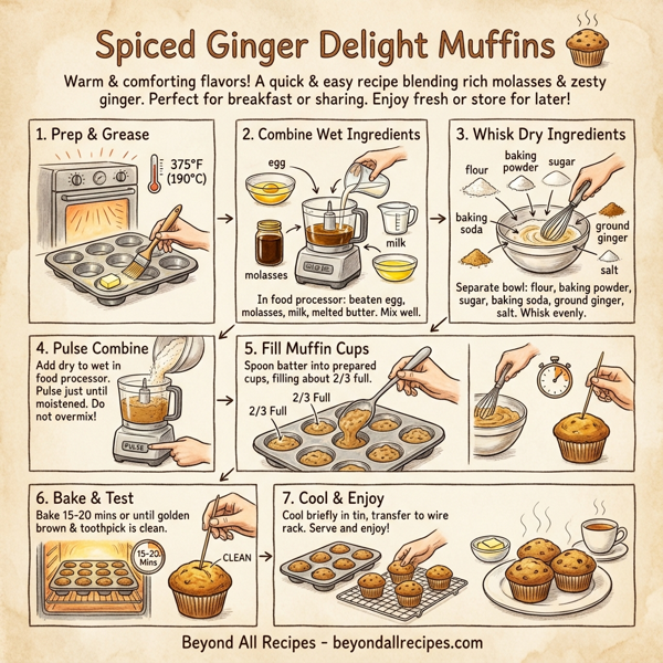Spiced Ginger Delight Muffins instructions