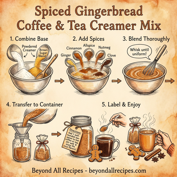 Spiced Gingerbread Coffee & Tea Creamer Mix instructions