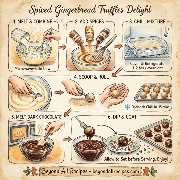 Spiced Gingerbread Truffles Delight instructions