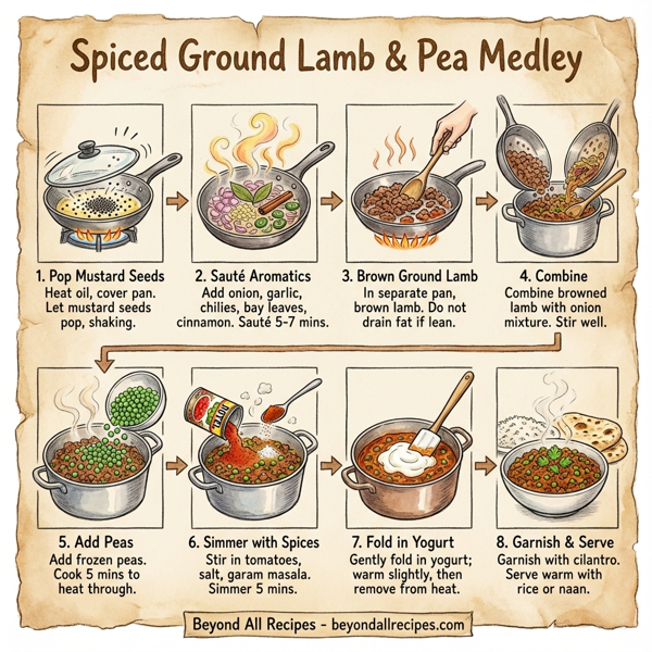 Spiced Ground Lamb & Pea Medley instructions