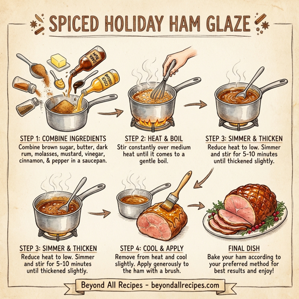 Spiced Holiday Ham Glaze instructions
