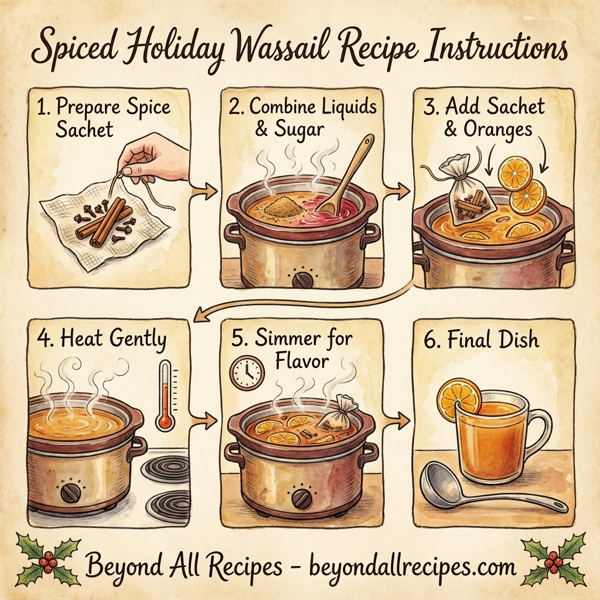 Spiced Holiday Wassail instructions