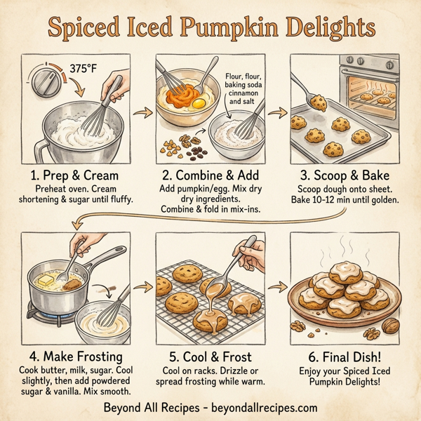 Spiced Iced Pumpkin Delights instructions