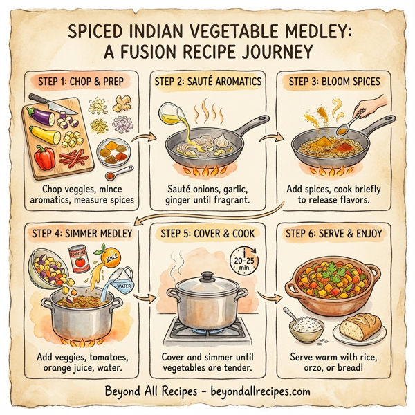 Spiced Indian Vegetable Medley instructions