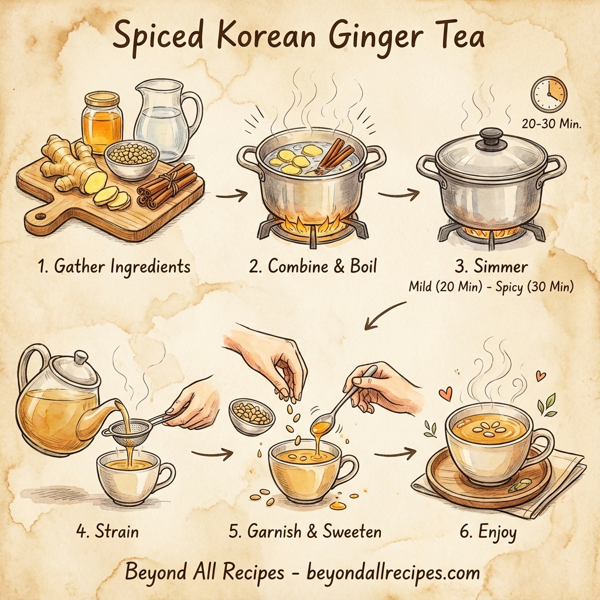 Spiced Korean Ginger Tea instructions