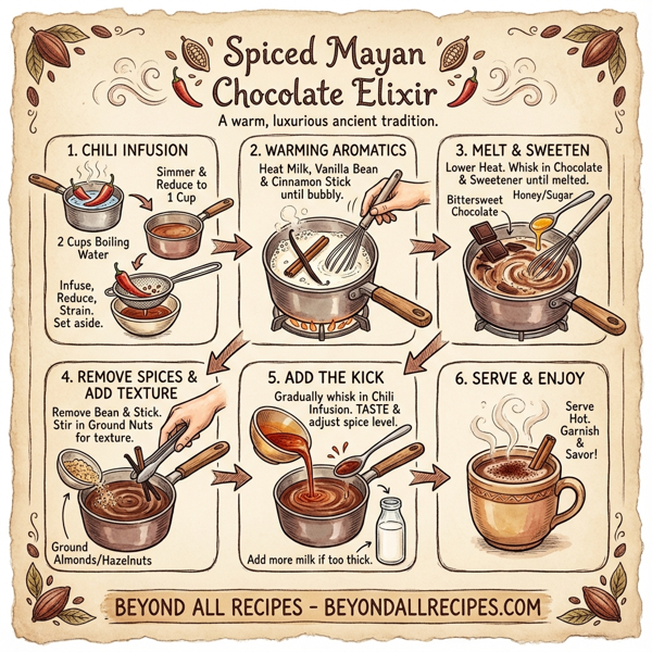 Spiced Mayan Chocolate Elixir instructions