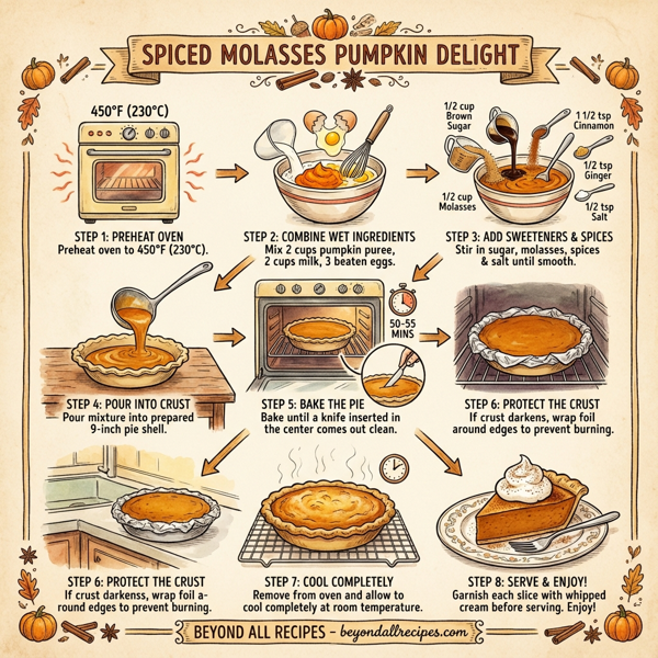 Spiced Molasses Pumpkin Delight instructions