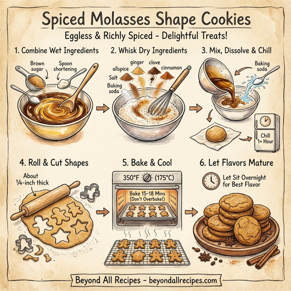 Spiced Molasses Shape Cookies instructions