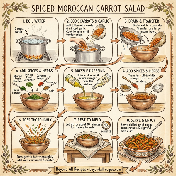 Spiced Moroccan Carrot Salad instructions