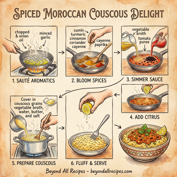 Spiced Moroccan Couscous Delight instructions