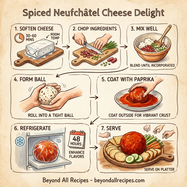 Spiced Neufchâtel Cheese Delight instructions