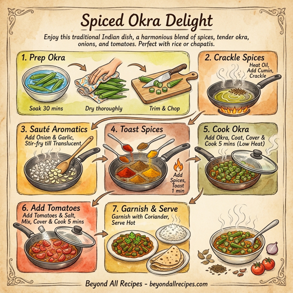 Spiced Okra Delight instructions