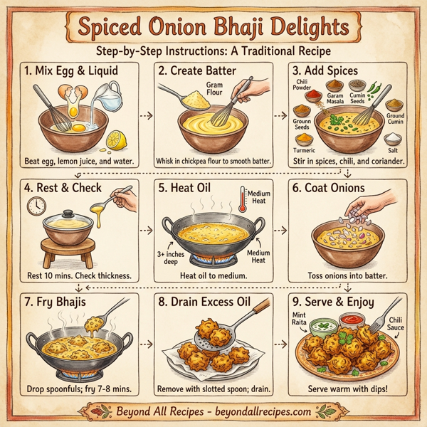 Spiced Onion Bhaji Delights instructions