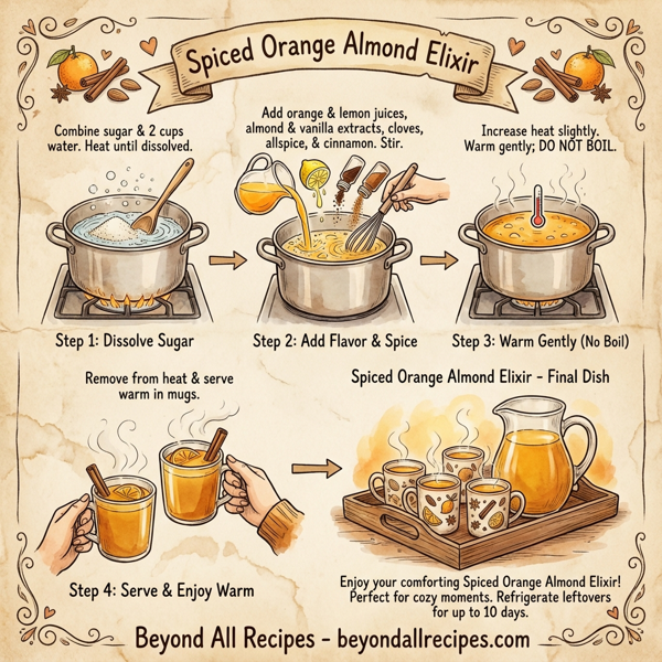 Spiced Orange Almond Elixir instructions