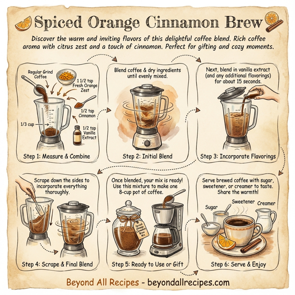 Spiced Orange Cinnamon Brew instructions