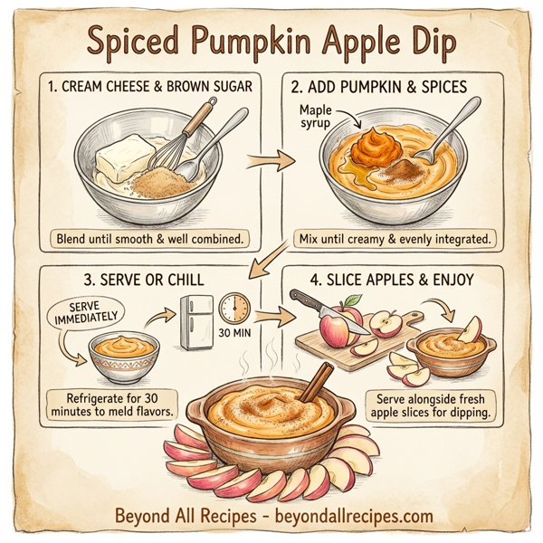 Spiced Pumpkin Apple Dip instructions