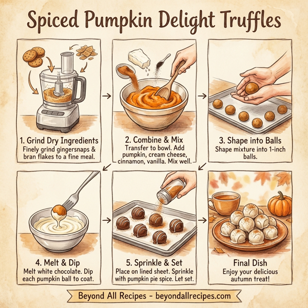 Spiced Pumpkin Delight Truffles instructions