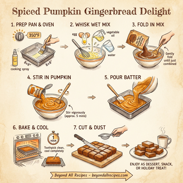 Spiced Pumpkin Gingerbread Delight instructions
