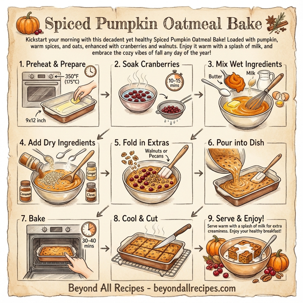 Spiced Pumpkin Oatmeal Bake instructions