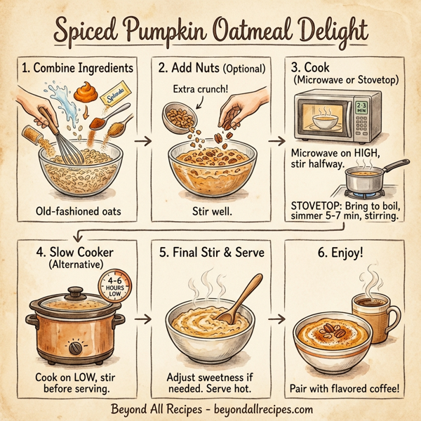 Spiced Pumpkin Oatmeal Delight instructions