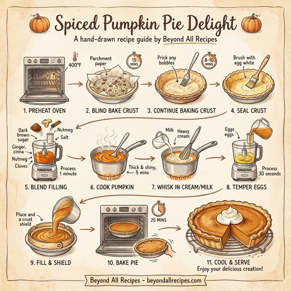 Spiced Pumpkin Pie Delight instructions