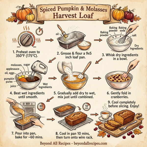 Spiced Pumpkin & Molasses Harvest Loaf instructions