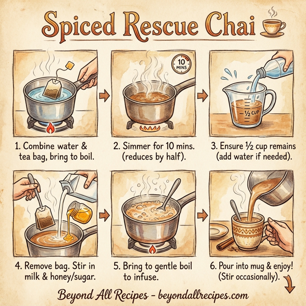 Spiced Rescue Chai instructions