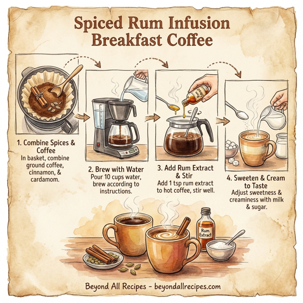 Spiced Rum Infusion Breakfast Coffee instructions