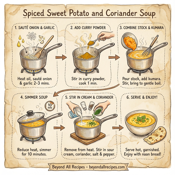 Spiced Sweet Potato and Coriander Soup instructions