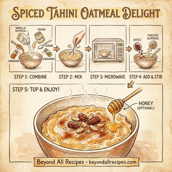 Spiced Tahini Oatmeal Delight instructions