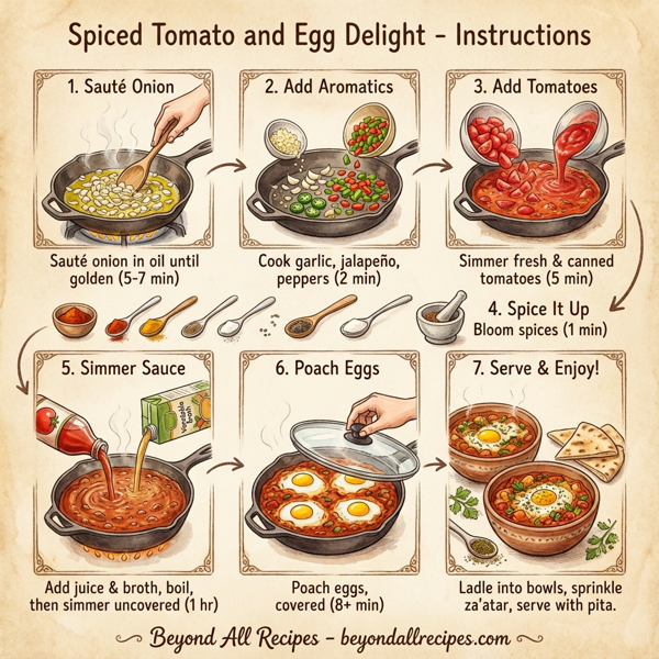 Spiced Tomato and Egg Delight instructions