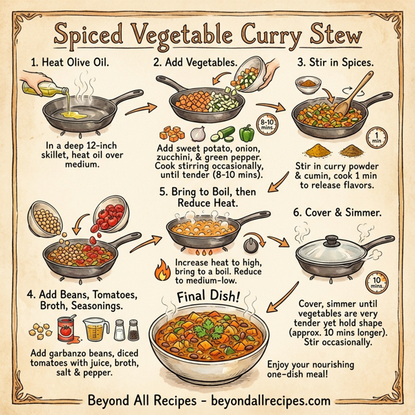 Spiced Vegetable Curry Stew instructions