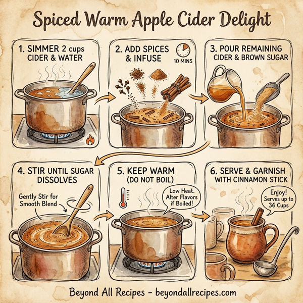 Spiced Warm Apple Cider Delight instructions