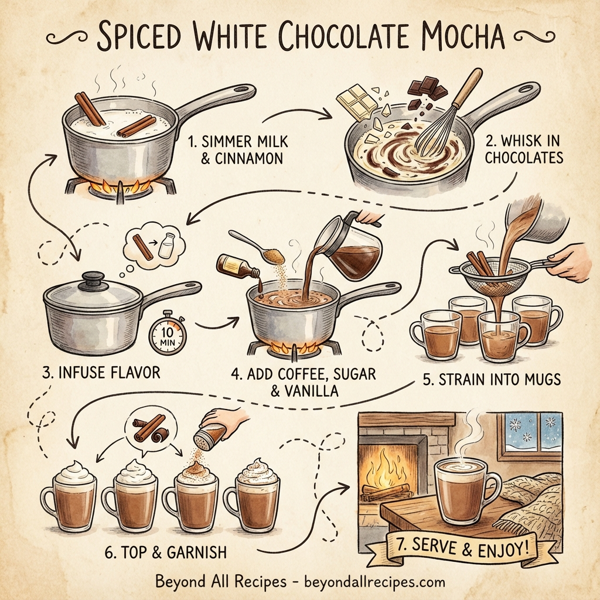 Spiced White Chocolate Mocha instructions